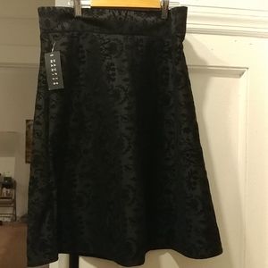 Black Velvet Formal Skirt